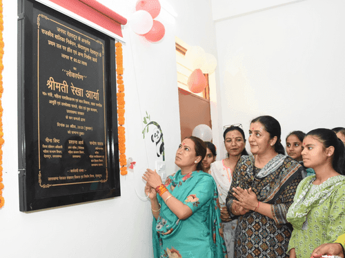 Image for कैबिनेट मंत्री रेखा आर्य ने बालिका निकेतन में निर्माण कार्यों का किया लोकार्पण