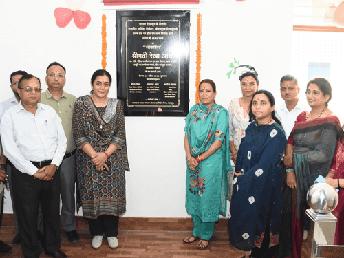 Image for कैबिनेट मंत्री रेखा आर्य ने बालिका निकेतन में निर्माण कार्यों का किया लोकार्पण