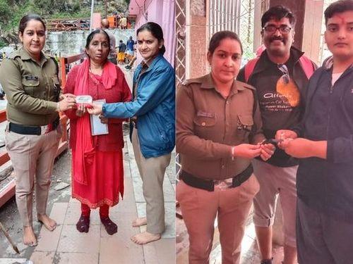 Image for खोया हुआ पर्स व स्मार्ट वाॅच को पुलिस द्वारा किया गया उसके मालिक के सुपुर्द