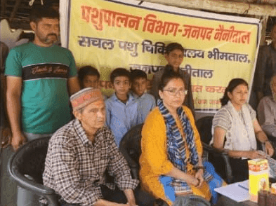 हल्द्वानी में एक दिवसीय पशु चिकित्सा और बांझपन निवारण शिविर किया गया आयोजित