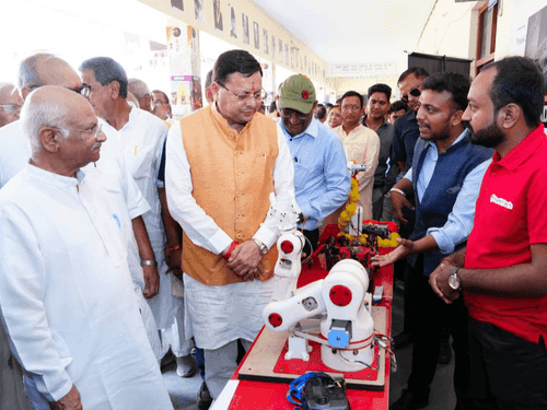 Image for CM Dhami lays foundation stone for hostel at Saraswati Vidya Mandir