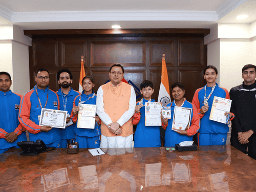 Image for Three Uttarakhand Players win medals at "South Asian Karate Championship"