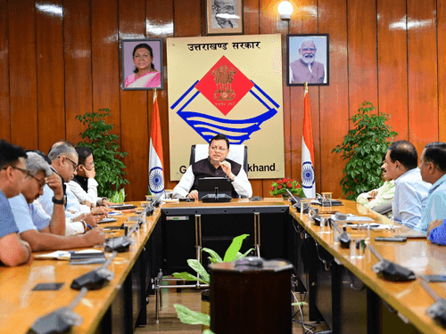 Image for CM Dhami holds meeting to review preparations for Rajjat Yatra 2026