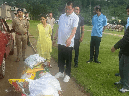 Image for CM Dhami reviews relief operations in Uttarkashi