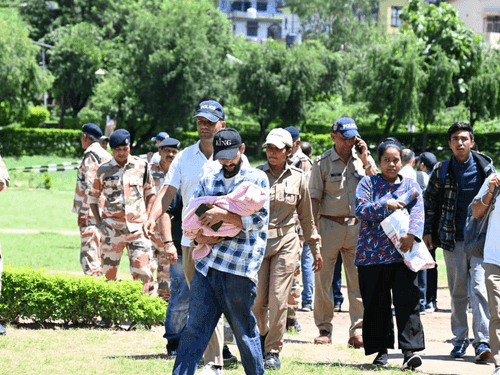 Image for Safe evacuation of people from Harshil and Dharali through airlift