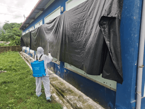 Image for Sanitization carried out for bird flu prevention in Tehri Garhwal