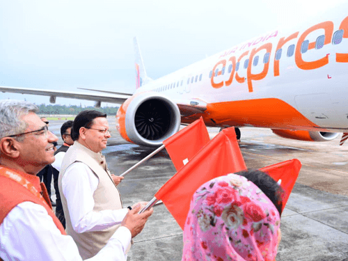Image for Direct flight service from Dehradun to Bengaluru flagged off