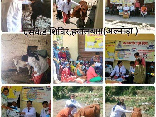 ग्राम बनरगांव में ऐसकेड शिविर का किया गया आयोजन 