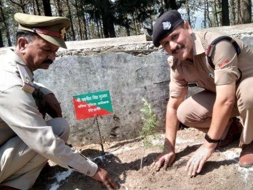 विश्व पर्यावरण दिवस के शुभवसर पर किया गया वृक्षारोपण