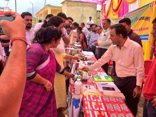 पशु पालन विभाग द्वारा पशु बहूद्देशीय पशु चिकित्सा शिविर का किया गया आयोजन 