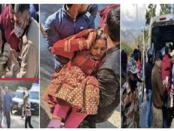 Image for हादसे का शिकार हो गई बारातियों से भरी बस