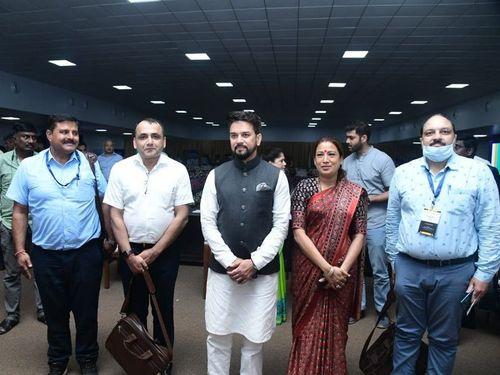 खेल मंत्री श्रीमती रेखा आर्य ने समापन अवसर पर आयोजित कार्यक्रम की अध्यक्षता की