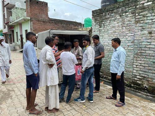 लम्पी त्वचा रोग के रोकथाम हेतु कैंपों का किया गया आयोजन 