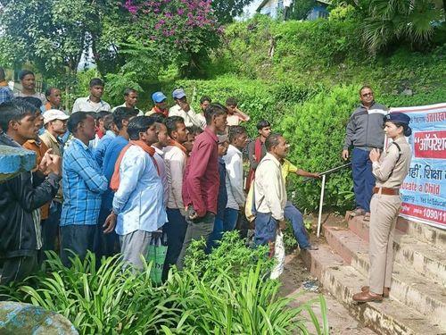 भिक्षावृत्ति की रोकथाम हेतु लोगों को किया गया जागरूक