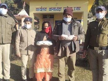 703 ग्राम चरस के साथ महिला सहित अन्य गिरफ्तार