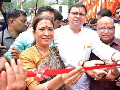 Image for सीएम धामी ने रानीबाग भीमताल पदमपुरी लोहाघाट पंचेश्वर पुल का लोकार्पण किया
