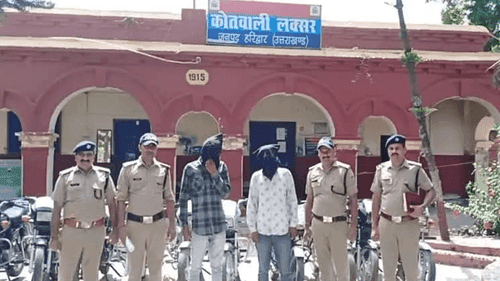 Image for चुरायी गई 10 मोटर साईकिल उत्तराखण्ड पुलिस ने की बरामद