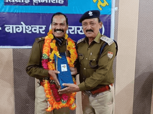 Image for पुलिस अधीक्षक बागेश्वर के स्थानान्तरण होने पर दी गई भावभीनी विदाई