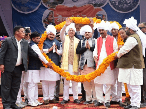 Image for सीएम धामी ने जौलजीबी मेला एवं विकास प्रदर्शनी-2022 का किया उद्घाटन