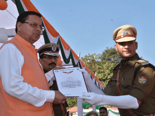 Image for सीएम धामी ने होमगार्ड्स एवं नागरिक सुरक्षा के स्थापना दिवस कार्यक्रम में प्रतिभाग किया