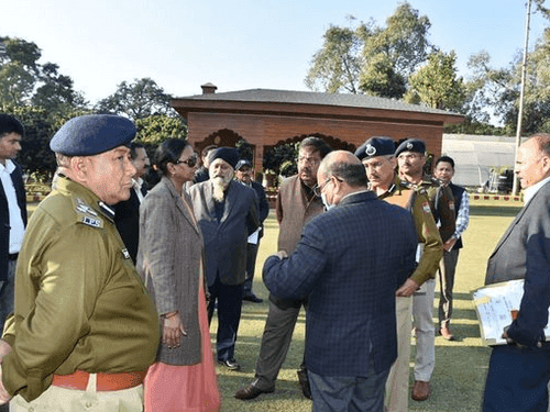 अपर मुख्य सचिव ने राष्ट्रपति जी के कार्यक्रम की तैयारियों की समीक्षा की