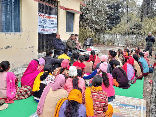 ग्राम बैठोली में पशुपालक गोष्ठी एवं शिविर का किया गया आयोजन
