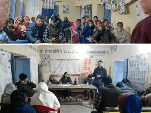 Image for ग्राम पंचायत गुरुना में पशुपालकों को विभिन्न जानकारी से कराया गया अवगत