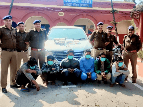 लूटपाट की वारदात को अंजाम देने वाले 06 शातिर गिरफ्तार
