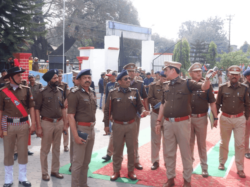 डीजीपी महोदय ने हल्द्वानी कोतवाली का किया निरीक्षण