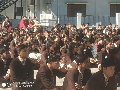 Image for एन्टी ह्यूमन ट्रैफिकिंग यूनिट प्रभारी द्वारा छात्र-छात्राओं को किया गया जागरुक