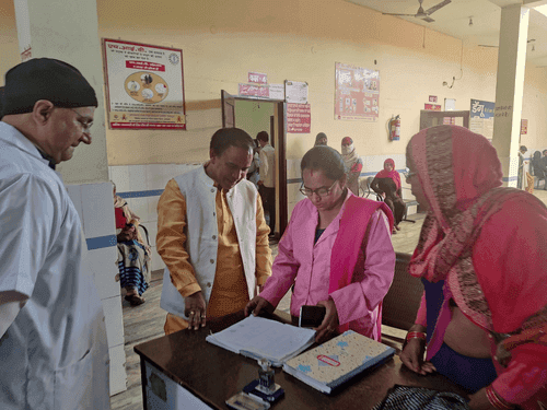 Image for स्वास्थ्य मंत्री डाॅ. धन सिंह रावत ने सामुदायिक स्वास्थ्य केंद्र जसपुर का किया निरीक्षण