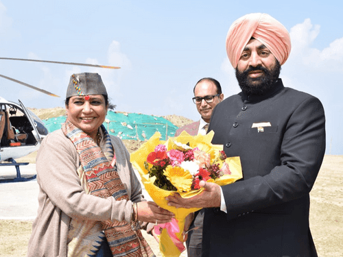 विधानसभा सत्र में प्रतिभाग करने हेतु भराड़ीसैंण पहुंचे राज्यपाल