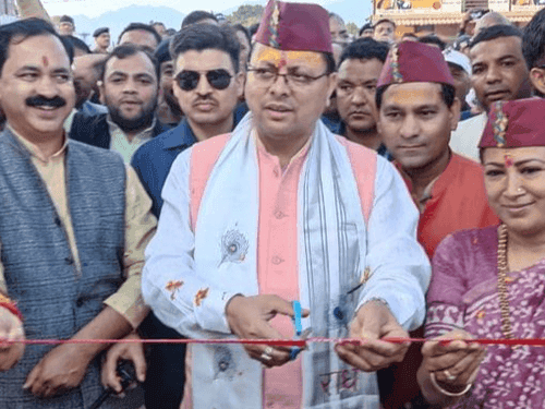Image for सीएम धामी ने सरस मेला-2023 का किया शुभारंभ