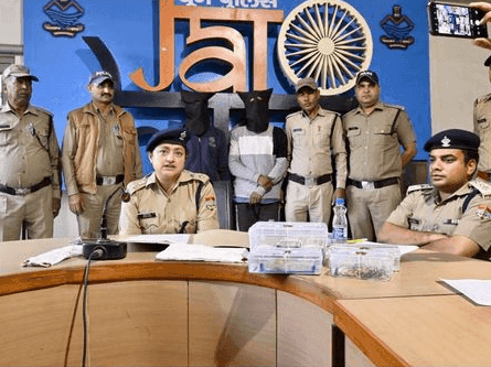 चोरी के सामान के साथ अभियुक्त गिरफ्तार