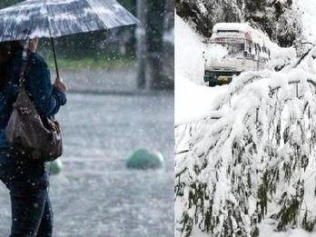 मौसम विभाग ने जारी किया बारिश और बर्फबारी का अलर्ट