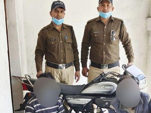 Image for कबाड़ी को बेचने जा रहे थे बाइक के पार्ट्स कनखल पुलिस ने पहुंचाया जेल