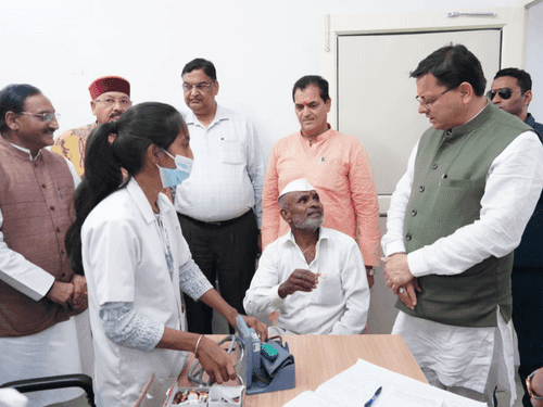 सीएम धामी ने रजिस्ट्रेशन ऑफिस कम ट्रांजिट कैम्प का किया लोकार्पण