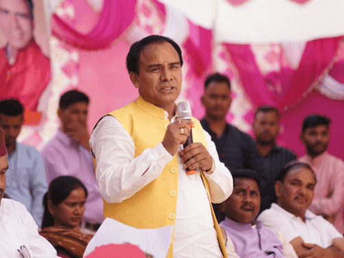 Image for मंत्री डाॅ0 धन सिंह रावत ने पैठाणी-कण्डारस्यूं पंपिंग पेयजल योजना का किया शिलान्यास