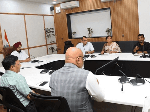 38वें राष्ट्रीय खेलों के आयोजन के सम्बन्ध में बैठक का किया गया आयोजन