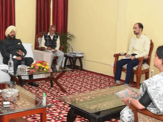 Image for राज्यपाल गुरमीत सिंह ने कुमाऊं विश्वविद्यालय के संकायाध्यक्षों एवं निदेशकों के साथ की बैठक