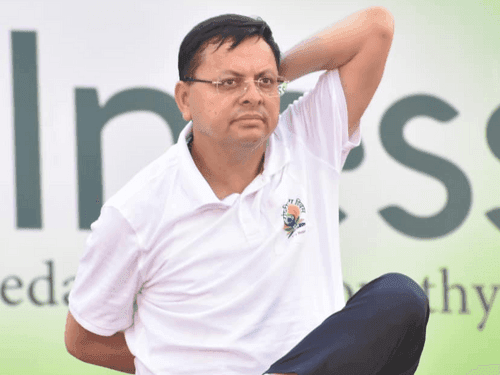 Image for सीएम धामी ने पतंजलि योगपीठ में किया योगाभ्यास
