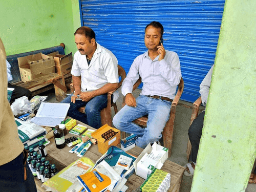 ग्राम किशनपुर में पशुचिकित्सा शिविर का किया गया आयोजन