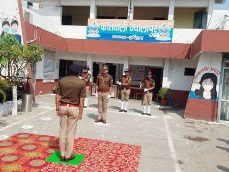 एसपी सिटी ने किया कोतवाली ज्वालापुर का छमाही निरीक्षण