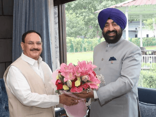 राज्यपाल गुरमीत सिंह ने नई दिल्ली में केंद्रीय स्वास्थ्य मंत्री से की शिष्टाचार भेंट