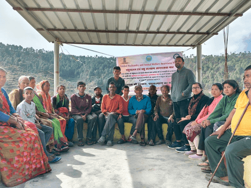 ग्राम तस्वाड़ में एक दिवसीय शिविर का किया गया आयोजन