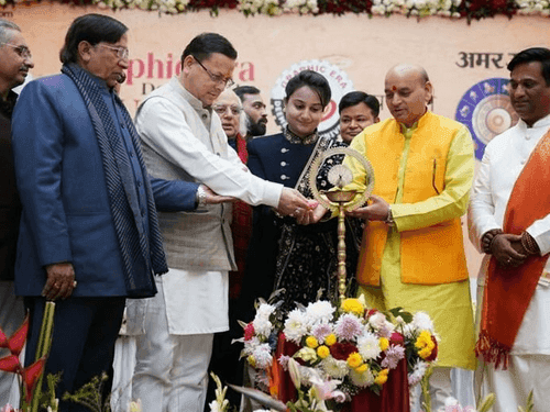 सीएम धामी ने ज्योतिष महाकुंभ कार्यक्रम में किया प्रतिभाग