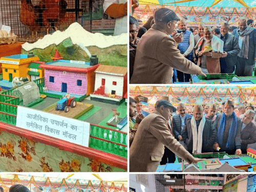आजीविका उपार्जन मॉडल का प्रदर्शन कर पशुपालकों को किया गया जागरूक